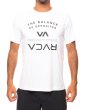 Photo1: RVCA SPORT Men`s BALANCE ARC HB ST Rashguard White (1)