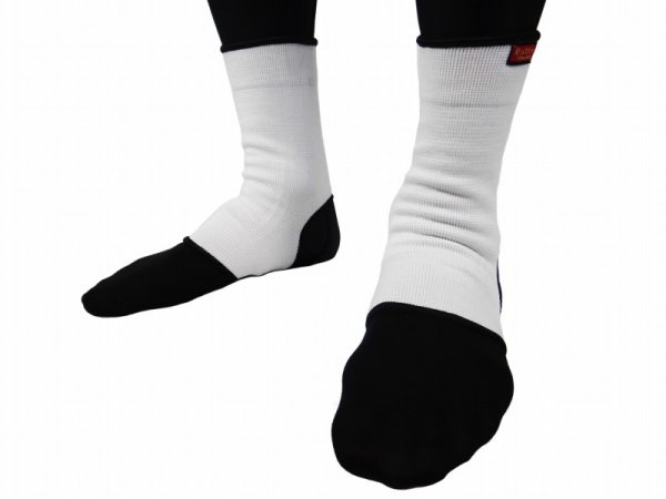 Photo1: BULL TERRIER Ankle Support White (1)