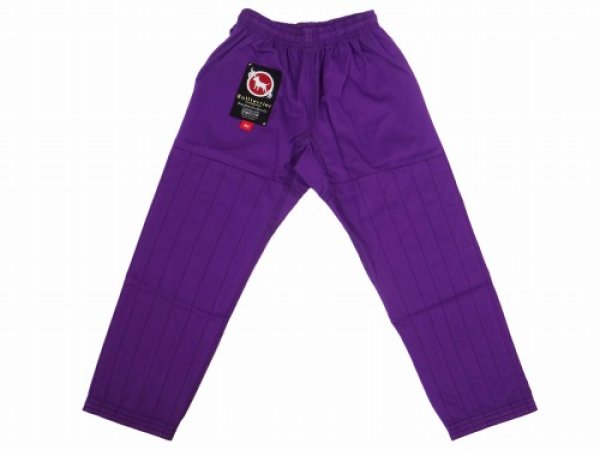 Photo1: BULLTERRIER Kids Jiu Jitsu Pants Purple (1)