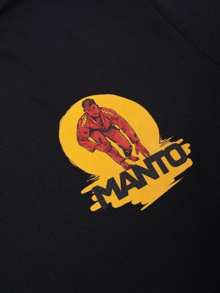 Photo3: MANTO T-Shirts SUNSET Black  SALE (3)