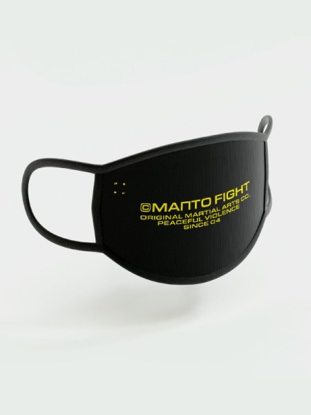 Photo4: MANTO Face Mask FUTURE Black  SALE (4)