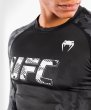 Photo3: VENUM Rashguard UFC AUTHENTIC FIGHT WEEK MEN`S PERFORMACE Long Sleeve Black (3)
