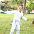 Photo4: FLUORY Kids Jiu Jitsu Gi Courage White (4)