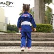Photo2: FLUORY Kids Jiu Jitsu Gi Courage Blue (2)