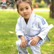 Photo3: FLUORY Kids Jiu Jitsu Gi Courage White (3)