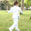 Photo2: FLUORY Kids Jiu Jitsu Gi Courage White (2)