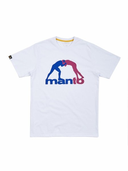 Photo1: MANTO T-Shirt DUO MIDNIGHT White (1)