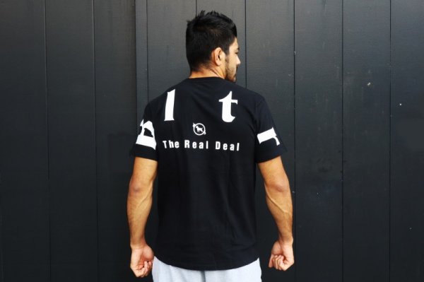 Photo2: BULL TERRIER T-Shirt BIG LOGO Black (2)