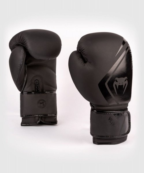 Photo1: VENUM Boxing Gloves CONTENDER 2.0 Black/Black (1)