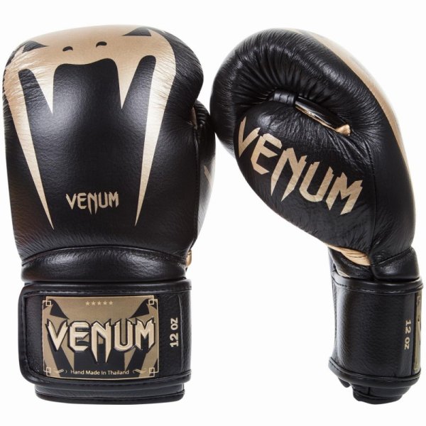 Photo1: VENUM Boxing Gloves GIANT 3.0 Black/Gold (1)