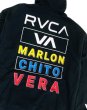 Photo4: RVCA CHITO VERA COLLECTION Chito Patch Hoodie Parka Black (4)