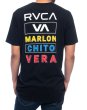 Photo2: RVCA T-Shirt CHITO VERA COLLECTION Chito Patch Tee Black (2)