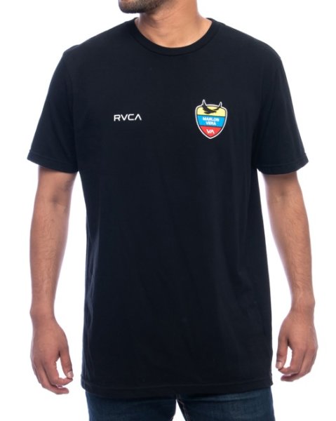 Photo1: RVCA T-Shirt CHITO VERA COLLECTION Chito Patch Tee Black (1)