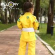 Photo2: FLUORY Kids Jiu Jitsu Gi MONKEY Yellow (2)