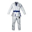 Photo1: FLUORY Jiu Jitsu Gi CRANE White (1)