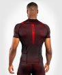 Photo3: VENUM Rashguard NOGI 3.0 Short Sleeve Black/Red (3)