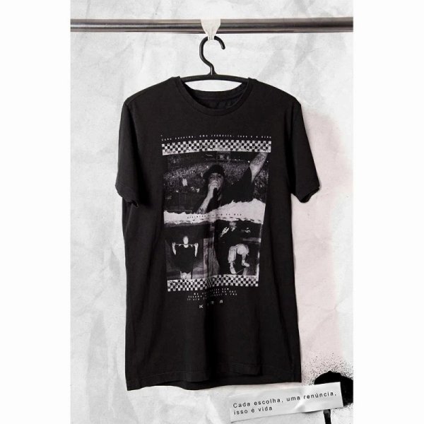 Photo2: KVRA T-Shirt RENUNCIA Black  SALE (2)