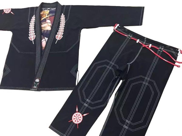 Photo1: SUNRISE Kids Jiu Jitsu Gi GLADIATOR Black SALE (1)