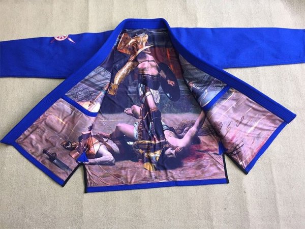 Photo2: SUNRISE Jiu Jitsu Gi GLADIATOR Blue SALE (2)