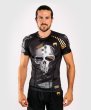 Photo1: VENUM Rashguard SKULL Short Sleeve Black (1)