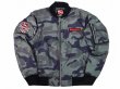 Photo1: BULL TERRIER MA-1 Jacket Traditional Camo Green (1)