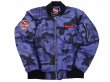 Photo1: BULL TERRIER MA-1 Jacket Traditional Camo Blue (1)