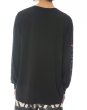Photo2: RVCA Long Sleeve T-Shirt BIG FILLS Black (2)