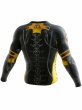 Photo2: MANTO Rashguard BIONIC Long Sleeve Black (2)