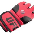 Photo3: UFC Open Palm MMA Training Gloves Red (3)