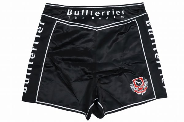 Photo5: BULL TERRIER Ladies Fight Shorts FMN Black (5)