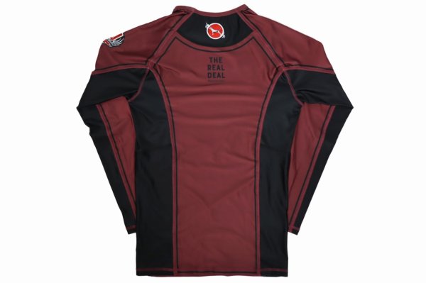 Photo5: BULL TERRIER Rashguard RANK Long Sleeve Purple (5)