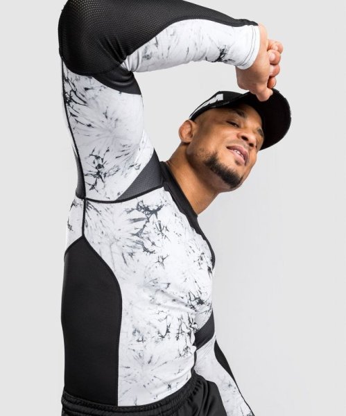 Photo1: VENUM Rashguard G-Fit Long Sleeve Marbel (1)