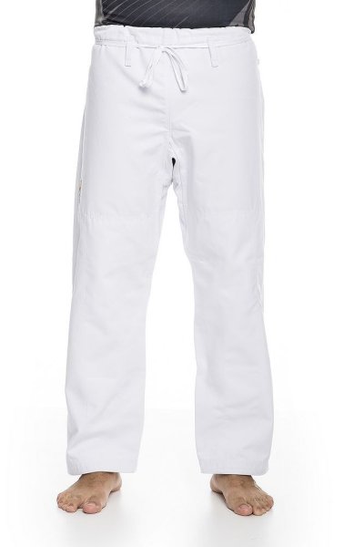 Photo1: DRAGAO Jiu Jitsu Pants White (1)