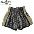 Photo2: FLUORY Muay Thai Shorts MTSF82 Black (2)