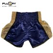 Photo2: FLUORY Muay Thai Shorts MTSF99 Navy (2)