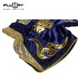 Photo3: FLUORY Muay Thai Shorts MTSF99 Navy (3)