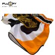 Photo4: FLUORY Muay Thai Shorts MTSF97 Black/White/Orange (4)