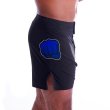 Photo2: KORAL Combat Shorts Pro Black/Blue (2)