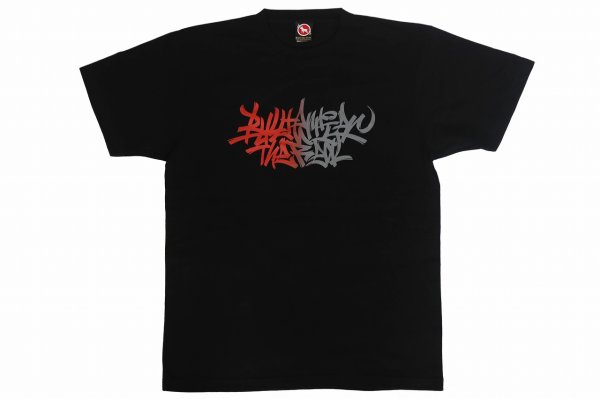 Photo1: BULL TERRIER T-Shirt GRAFFITI Black (1)