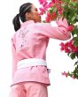 Photo7: FLUORY Ladies Jiu Jitsu Gi Butterfly Pink (7)
