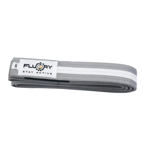 FLUORY Jiu Jitsu Belt BTF01 Gray