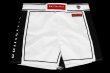Photo4: BULL TERRIER Fight Shorts Short Fit TRADITIONAL  White (4)