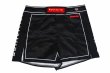 Photo4: BULL TERRIER Fight Shorts Short Fit TRADITIONAL  Black (4)