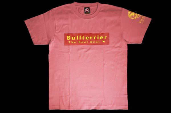 Photo1: BULL TERRIER T-Shirt BASIC Coral Pink (1)