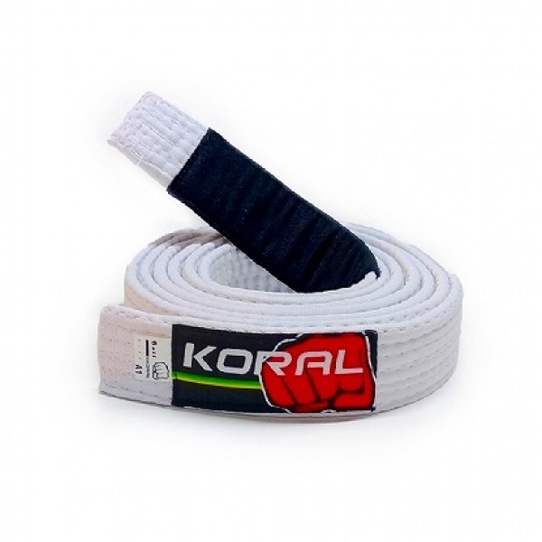 Photo1: KORAL Belt White (1)