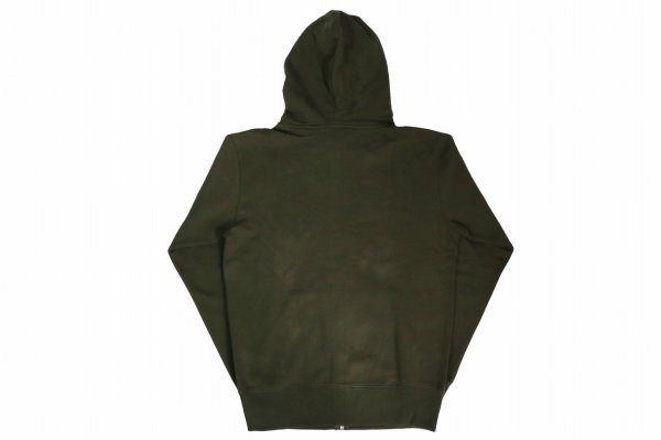 Photo2: BULL TERRIER Hoodie Zip Parka FUHAI Army Green (2)