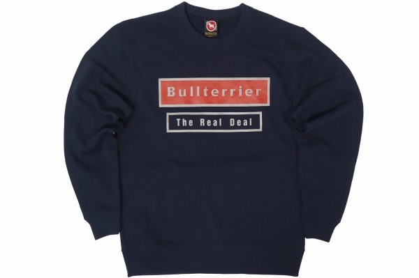 Photo1: Bull Terrier Sweatshirt WBOX Navy (1)