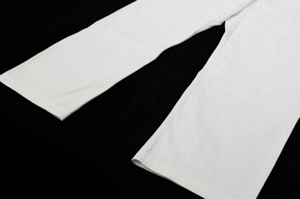 Photo4: BULLTERRIER Jiu Jitsu Gi Pants Wide Type R White (4)