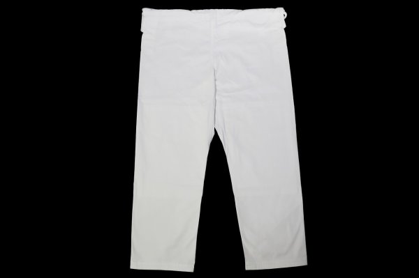 Photo2: BULLTERRIER Jiu Jitsu Gi Pants Wide Type R White (2)