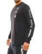 Photo1: RVCA Long T-shirt RUOTOLO STACK Black  SALE (1)